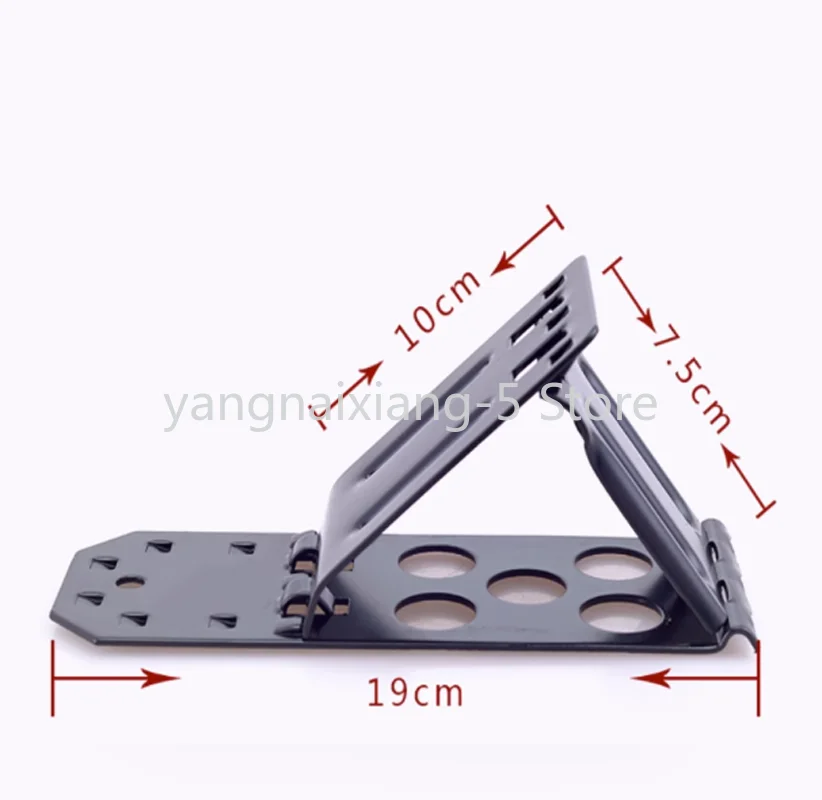 Thick Iron Plate Car Auto Wheel Tire Chock Stop Block Slope Anti-slip Solid Fo - £34.73 GBP