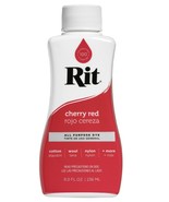 CHERRY RED #23 rojo cereza RIT Fabric Liquid DYE 8ounce BOTTLE christmas... - $521.34 MXN