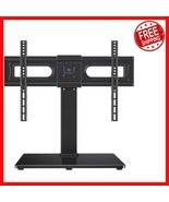 Elegant Swivel TV Stand for 37-82 Inch TVs - Adjustable Height &amp; Wire Ma... - $115.69 CAD