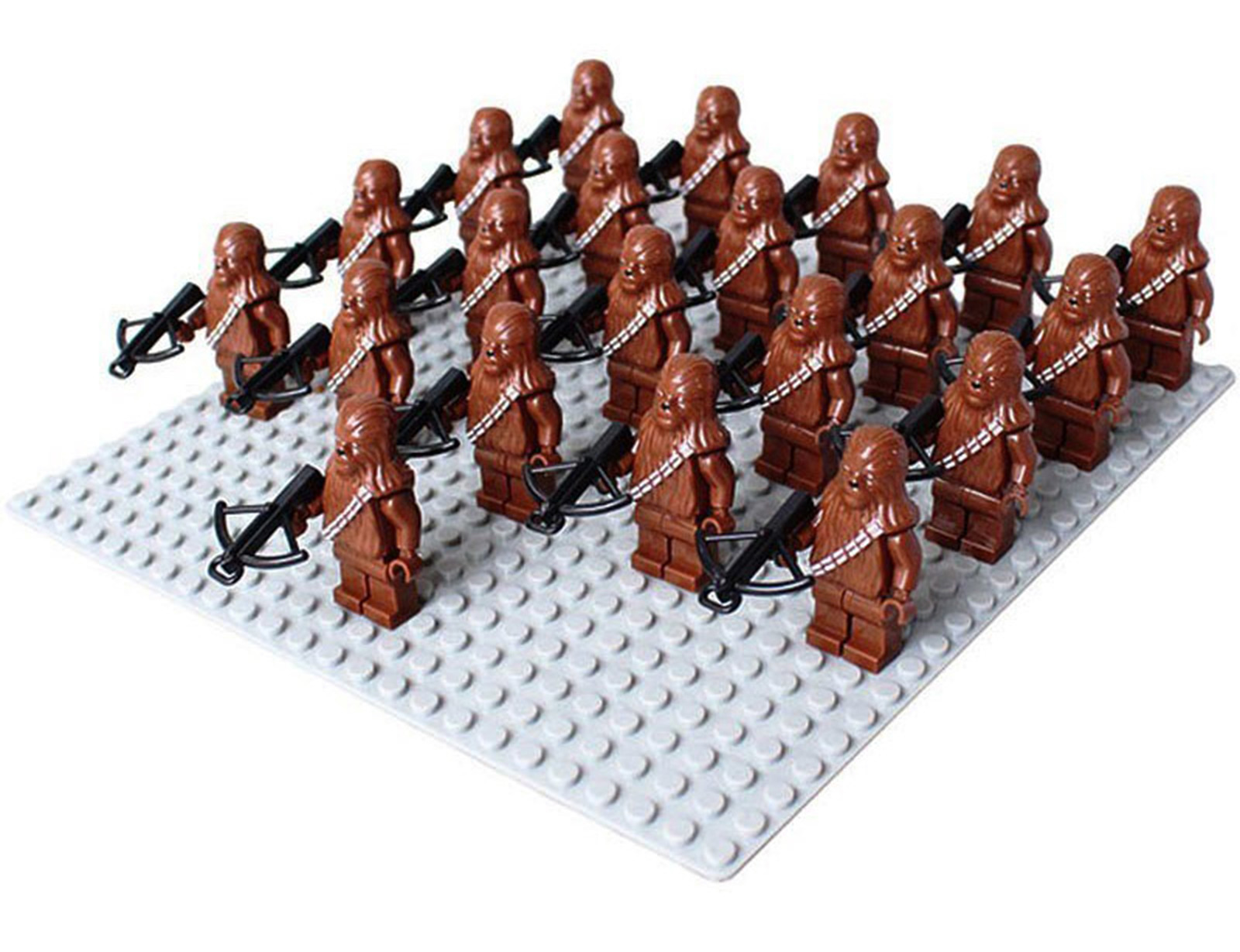 Star Wars Custom Chewbacca & Wookiee Army Set 21 Minifigures Lot