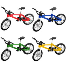 4 Pcs Mini Finger Bike Bicycle Toys - Fidget Bicycle Toy Games Wheel BMX Model - £8.18 GBP
