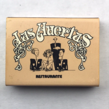 Las Huertas Vintage Matches Empty Matchbox Restaurante Santiago - $10.95