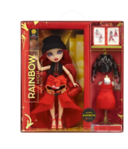 Rainbow High Fantastic Fashion Ruby Anderson 11” Fashion Doll and Playset - £31.06 GBP