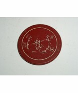 Vintage Poker Chip Double Horseshoe Early 1900&#39;s Clay or Clay Composite ... - $168.15 MXN