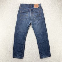 Levis 514 Straight Leg Jeans Boys 14 Regular Cotton Blue Denim Pants 27x27 - $15.07