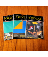 NIP LOT 3 YASUTOMO ORIGAMI FOLD&#39;EMS PAPER FOIL/HOLOGRAM 59 SHEETS 5 7/8&quot; - $25.71 CAD