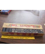 Vintage Wood Double Nine Old Airplane Dominoes - €31,90 EUR