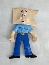 Vintage 1991 Limited Edition Champion Auto Store Champ Man Bendy Rubber Mascot - £9.76 GBP