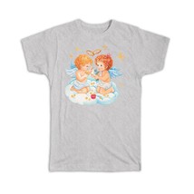 Victorian Angel Cherub : Gift T-Shirt Vintage Retro Stars Dove - £14.45 GBP