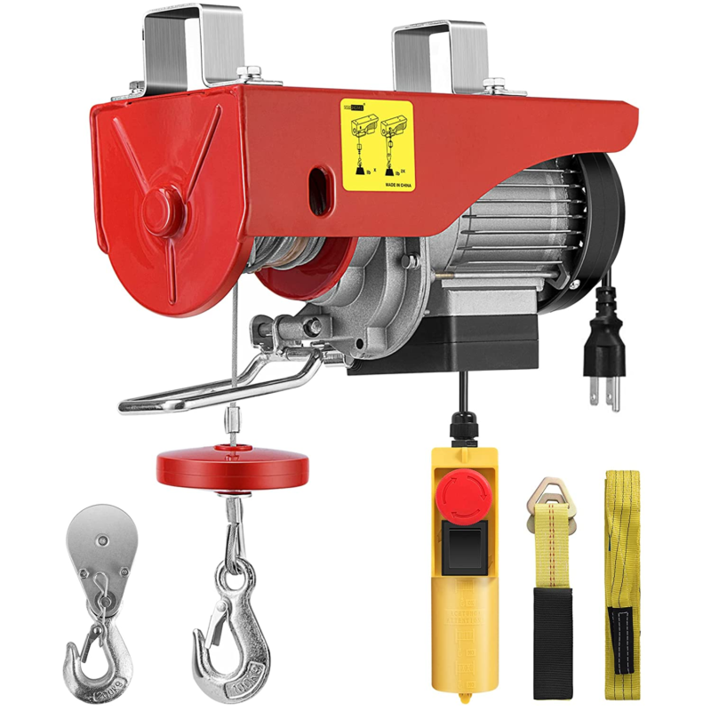  Winch with Remote Control, Zinc-Plated Steel Wire Hoist for Garage, War... - $205.79+