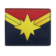 Captain Marvel Logo Bi-Fold Wallet Blue - £16.56 GBP
