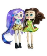Boxy Girls Everly Doll Purple Hair Brooklyn Brown Hair w/Outfits Lot of 2 - $468.93 MXN