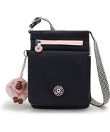 Kipling Eldorado Minibag Crossbody  Black Nylon Travel w/ Pink Bruno+Zip... - $54.80 CAD