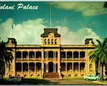 Iolani Palace Honolulu Hawaii Hi Unp Nana Li &#39;I Cromo Cartolina I13 - $4.05