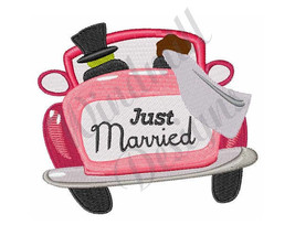 Just Married - Machine Embroidery Design - £2.72 GBP