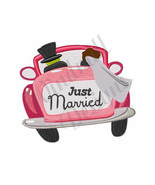 Just Married - Machine Embroidery Design - £2.74 GBP