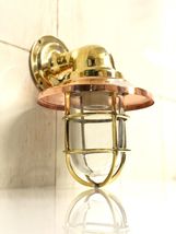 Brass Maritime Replica Wall Sconce with Copper Shade-
show original title

Or... - £103.01 GBP