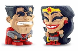 Cryptozoic Entertainment Teekeez: Red Son Superman &amp; Wonder Woman Vinyl Figure 2 - £15.88 GBP