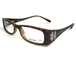 Miu Eyeglasses Frames VMU03D 3AK-1O1 Brown Tortoise Silver Clovers 50-17... - $120.22