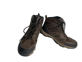 Eddie Bauer Boots Men 13 M Fairmont Shoes Brown Black Leather Hiking Tra... - $641.14 MXN