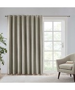 SUN SMART Maya Blackout Curtain Patio Single Window, Textured Heatherd P... - $49.50