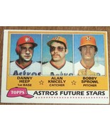 Astros Future Stars, Astros, 1981  #82 Topps Baseball Card, GOOD CONDITION - $5.40 CAD