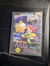 Ariel the Little Mermaid (Sega Genesis, 1992) case + cartridge / no manual - £11.66 GBP