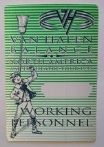 Van Halen Balance Backstage Pass North America Original 1995 Eddie Hard Rock - £11.06 GBP