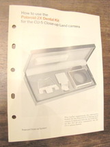 Manuale How to use POLAROID 2X DENTAL KIT CU-5 Polaroid - £32.49 GBP