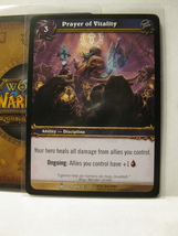 (TC-1550) 2010 World of Warcraft Trading Card #58/220: Prayer of Vitality - $1.00