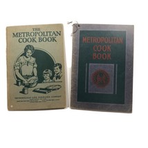 Set of 2 Metropolitan Cook Books Metropolitan Life Insurance Co. 1918 &amp; 1930&#39;s - £11.89 GBP