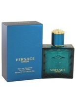 VERSACE EROS EAU DE TOILETTE SPRAY FOR MEN 1.7 Oz / 50 ml BRAND NEW &amp; SE... - $62.07 CAD