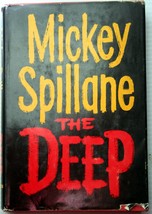 Mickey Spillane THE DEEP 1961 hcdj FEFP hard-boiled noir thug empire take-over - £23.60 GBP
