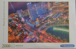 Clemontoni Las Vegas At Night 2000 pc Jigsaw Puzzle  - £25.37 GBP