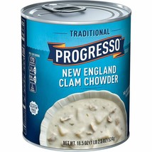 Progresso Traditional, New England Clam Chowder Soup, , 12 Cans, 18.5  O... - $42.21