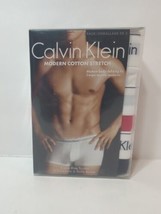 Calvin Klein Men’s Underwear 3 Pack Cotton Stretch Low Rise Trunk Size NB1085928 - £23.26 GBP