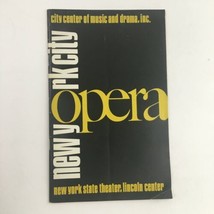 1973 New York State Theater Lincoln Center Present Silent Patron of the ... - £14.97 GBP
