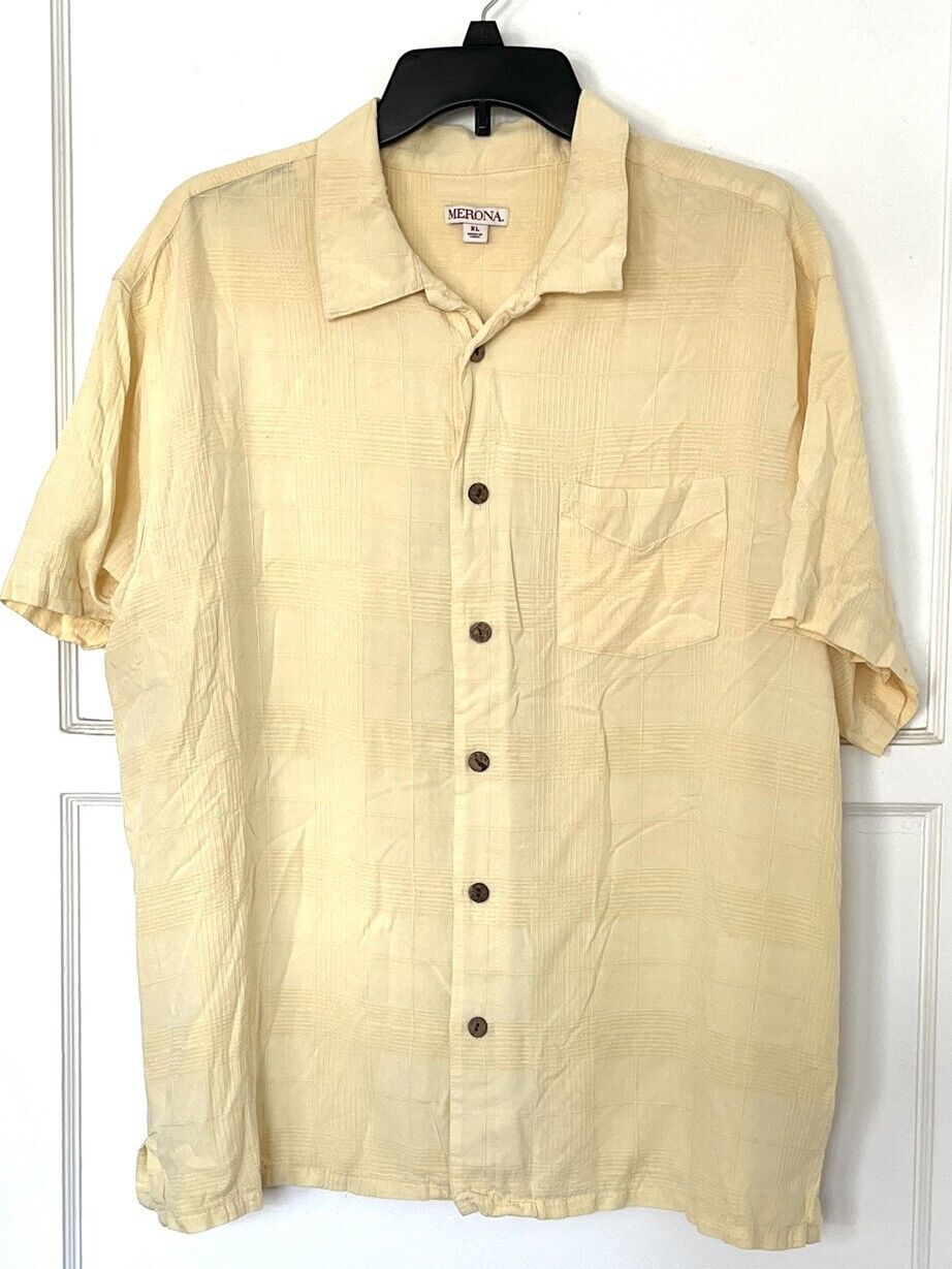 Hawaiian Style Shirt - Weave Pattern - Sz XL - $18.78