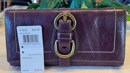 Coach 41832 Garcia Legacy Leather Slim Envelope Wallet Stripe Lining Ame... - $139.00