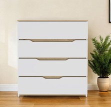 31" Brown and White Four Drawer Standard Chest - $307.99