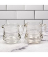 Kelloggs Correct Cereal Clear Glass Creamer Set of 2 Individual Servers - £14.94 GBP