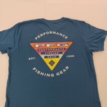 Columbia PFG RN#117508 Men's Teal Cotton Short Sleeve Graphic T-Shirt Size Large image 14