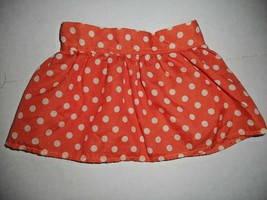 Our Generation 18&quot; Doll Retro Regular Orange &amp; White Polka Dot Skirt BATTAT - £6.28 GBP