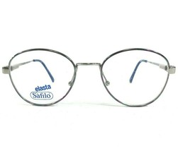 Elasta Safilo 469 66Q Kids Eyeglasses Frames Purple Silver Round Oval Fu... - £29.38 GBP