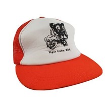 Vintage Tiger Cubs, BSA Trucker Hat Cap Snapback Orange White, Mesh Boy Scouts - £10.28 GBP