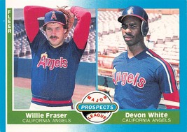 1987 Fleer #646 Devon White RC Rookie Card California Angels ⚾ - $0.94