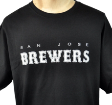 San Jose Brewers Beer M T-Shirt size Medium Mens SJ CA Craft Brewery Mic... - £15.31 GBP