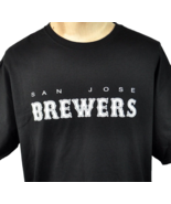 San Jose Brewers Beer M T-Shirt size Medium Mens SJ CA Craft Brewery Mic... - £15.23 GBP