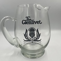 6&quot; Glenlivet Scotch Glass Decanter PITCHER Water CARAFE Raised Logo - £9.52 GBP