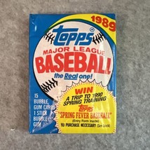 1989 Topps MLB Cards Factory Sealed Packs Vintage - £5.17 GBP
